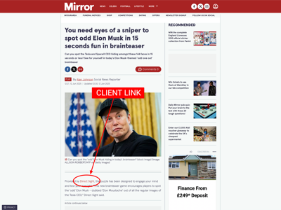 Mirror coverage screenshot